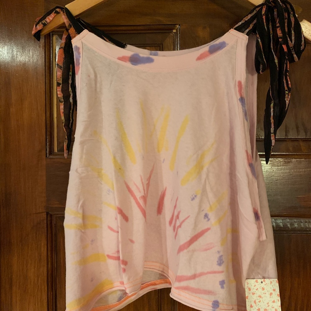 Free People Koa Tie-Strap Tank T-NWT